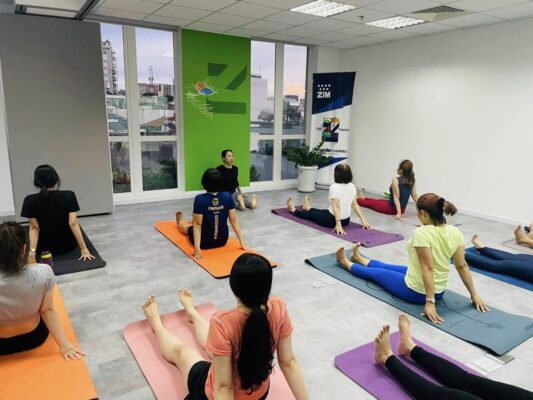 Phòng tập Yoga tại Sunrise Yoga & Coach