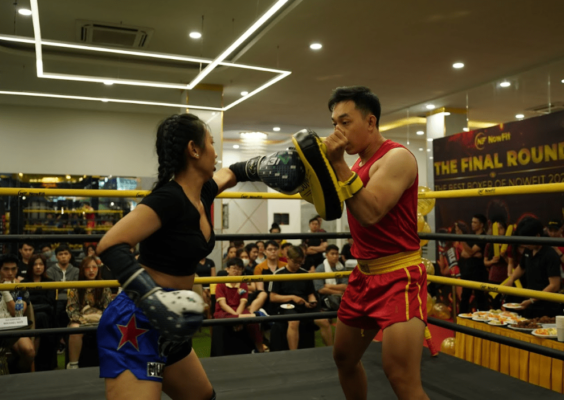 Tập Kick Boxing tay có thô và to không